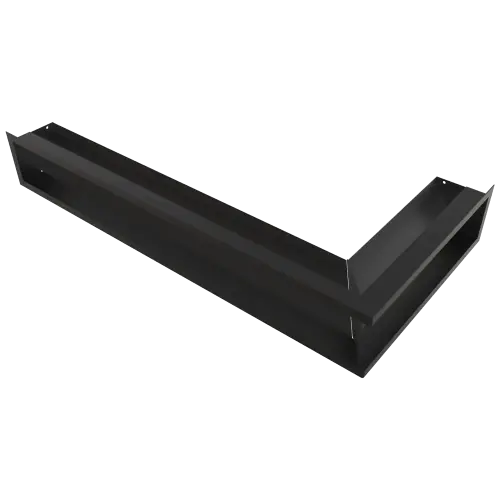 Решетка Kratki Luft SF (Slim) угловая левая 400х800х120 черная, 45S