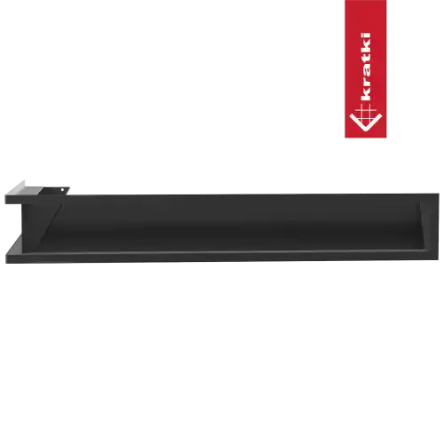 Решетка Kratki Luft SF (Slim) угловая левая 766х547х120 черная, 45S фото 6