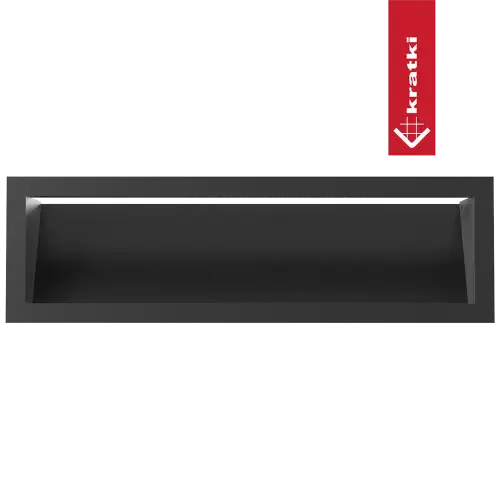 Решетка Kratki Luft SF (Slim) 120х400 черная, 45S фото 4