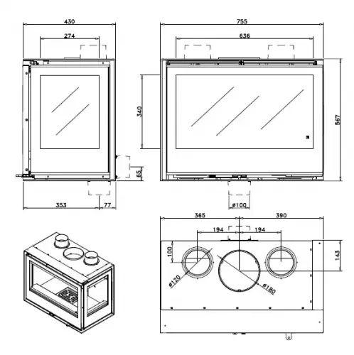   Rocal Arc 76 LI + plus 180  2