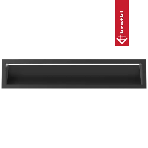 Решетка Kratki Luft SF (Slim) 120х600 черная, 45S фото 4