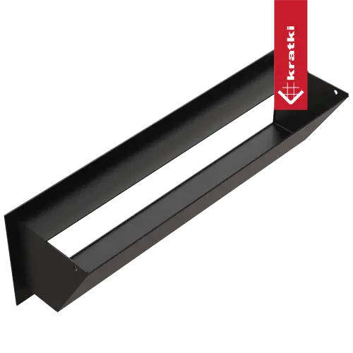 Решетка Kratki Luft SF (Slim) 120х400 черная, 45S фото 3