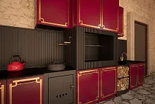 Линейная кухня ASTOV Garnet