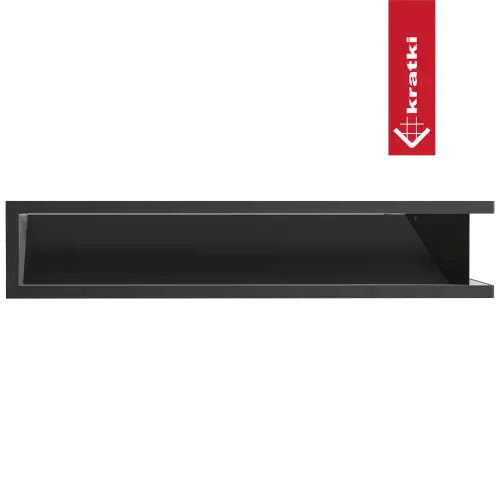 Решетка Kratki Luft SF (Slim) угловая левая 600х400х120 черная, 45S фото 2