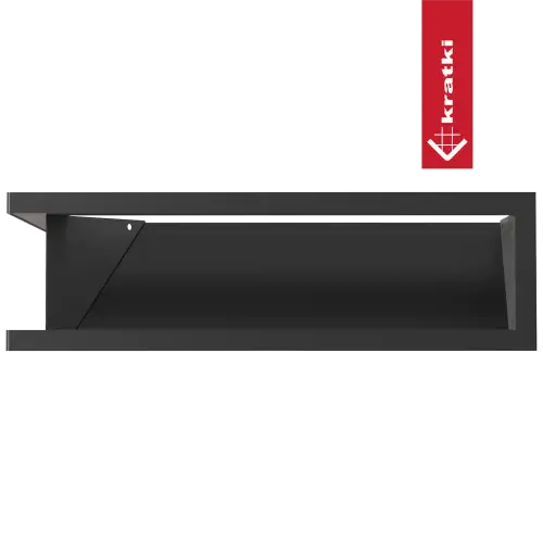 Решетка Kratki Luft SF (Slim) угловая левая 600х400х120 черная, 45S фото 6