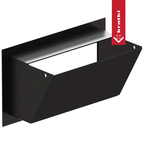 Решетка Kratki Luft SF (Slim) 120х200 черная, 45S фото 3