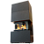Каминокомплект Kratki Home Easy Box Indian Black, с топкой NBC фото 7